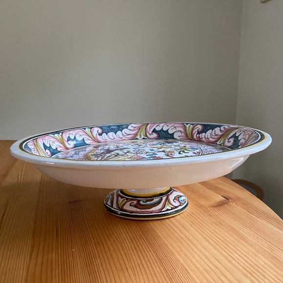 William Sonoma Provence Ceramic Serving Platter Hand-Painted Portugal - Picture 5 of 5